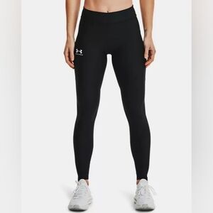 Women's Small Under Armour Heat Gear Compression Mid Rise Full Length Leggings